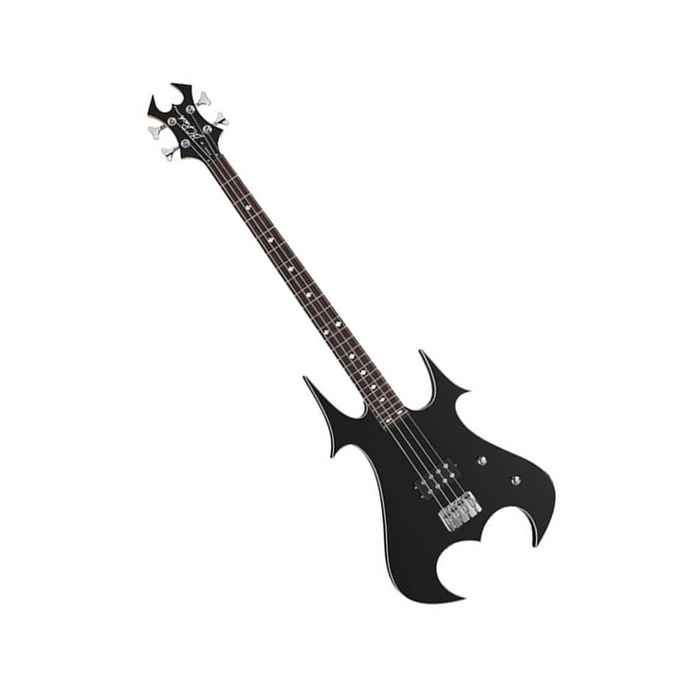 BC Rich Zombie Revenge RZBO Onyx Finish - Electric Bass Guitar